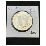 1 Ounce .999 Fine Silver Round Coin