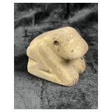 Frog Effigy Stone Pipe Indian Artifact Arrowhead