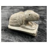 Bird Effigy Stone Pipe Indian Artifact Arrowhead