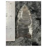Obsidian Clovis Indian Artifact Arrowhead