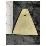 Stone Pendant broken & glued Indian Artifact Arrow