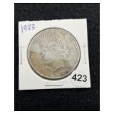 1923 Peace Silver Dollar Coin
