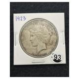 1923 Peace Silver Dollar Coin