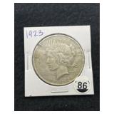 1923 Peace Silver Dollar Coin