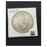 1923 D Peace Silver Dollar Coin