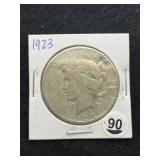 1923 Peace Silver Dollar Coin