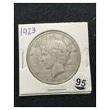 1923 Peace Silver Dollar Coin