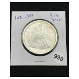1 Ounce .999 Fine Silver Round Coin