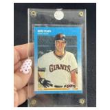 1987 Fleer Will Clark Baseball Card