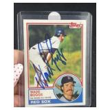 Wade Boggs Hand Signed Authentic Autograph