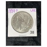 1889 O UNC Morgan Silver Dollar Coin