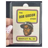 Bob Gibson Story Booklet Card