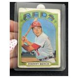 1972 Topps Johnny Bench Baseball Card