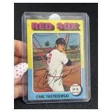 1975 Topps Carl Yastrzemski Baseball Card