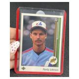 1989 Donruss Randy Johnson Baseball Card