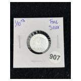 1/10th Fine Silver Coin