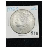 1883 O UNC Morgan Silver Dollar Coin