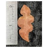 Flint Snake Effigy Indian Artifact Arrowhead