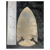 4 & 3/4" E-Notch Thebes from Ohio Indian Artifact