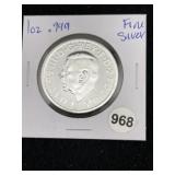 1 Ounce .999 Fine Silver Round Coin