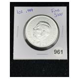1 Ounce .999 Fine Silver Round Coin