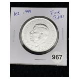 1 Ounce .999 Fine Silver Round Coin
