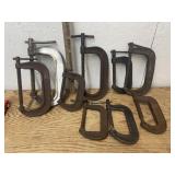 GROUP OF CLAMPS