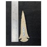 Dovetail Indian Artifact Arrowhead