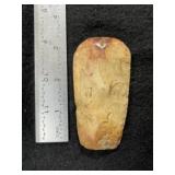 Chipped Celt Indian Artifact Arrowhead