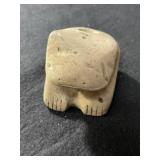 Frog Effigy Stone Pipe Indian Artifact Arrowhead