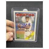 Ron Gant Hand Signed Authentic Autograph