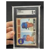 1968 Topps Nolan Ryan & Jerry Koosman Baseball Car