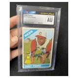 Tony Perez Hand Signed Authentic Autograph