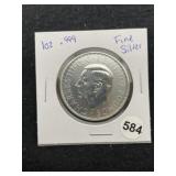 1 Ounce .999 Fine Silver Coin