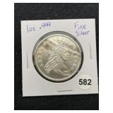 1 Ounce .999 Fine Silver Coin