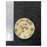Engraved Shell Gorget Indian Artifact Arrowhead