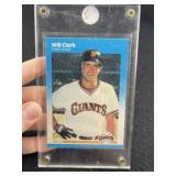 1987 Fleer Will Clark Baseball Card