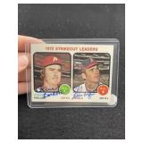 Steve Carlton & Nolan Ryan Hand Signed Authentic A
