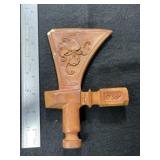 Pottery Axe broken & glued Indian Artifact Arrowhe