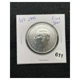 1 Ounce .999 Fine Silver Coin