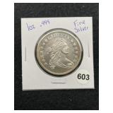 1 Ounce .999 Fine Silver Coin