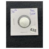 1/10th Fine Silver Coin