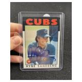 Ryne Sandberg Hand Signed Authentic Autograph