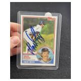 Wade Boggs Hand Signed Authentic Autograph