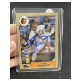 Jim Palmer Hand Signed Authentic Autograph