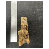 Human Effigy Stone Pipe Indian Artifact Arrowhead
