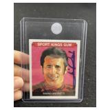 Mario Andretti Hand Signed Authentic Autograph