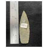 Lance from Kentucky Indian Artifact Arrowhead