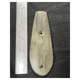 Slate Gorget Indian Artifact Arrowhead