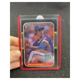 1987 Donruss Greg Maddux Baseball Card